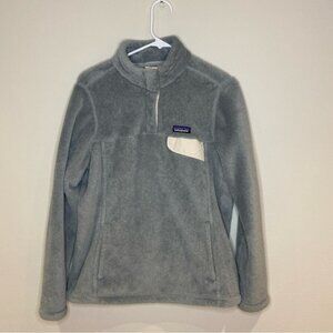 Patagonia Re-Tool Snap‎ -T Pullover Grey Fleece Woman’s L